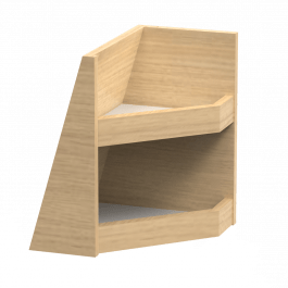 Möbelmodul Eckschrank